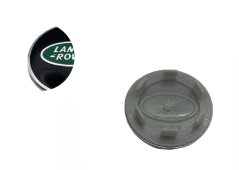 Zaślepka środkowa koła LAND ROVER 62mm czarny zielony BJ32-1130-AB