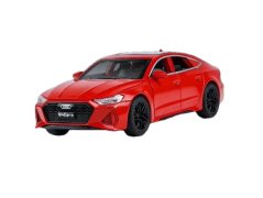 Audi RS7 speelgoed metalen model verlichting op batterijen geluid 1:32 rood