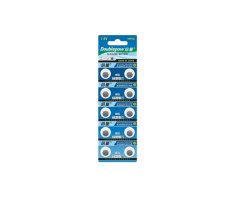 10x DOUBLEPOW AG7 LR57 1.5V alkalické baterie