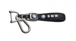 BMW nyckelbricka, svart läder
