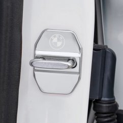 4 pcs BMW Protective cover for the door latch- silver