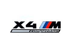 BMW X 4 competetion Schriftzug 170mm Schwarz