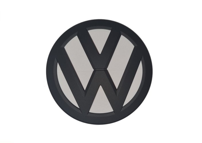 Stemma anteriore VW GOLF IV (1997-2008), logo (12,15 cm) - nero opaco