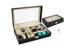 Organizador de relojes y gafas 8497 negro