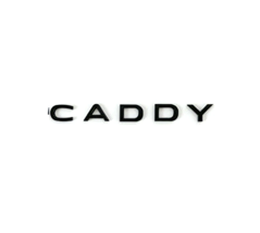 CADDY inscription - black glossy 182mm