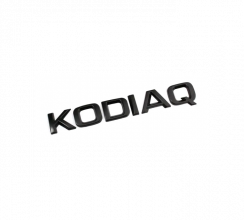 KODIAQ inskription - sort blank 180mm