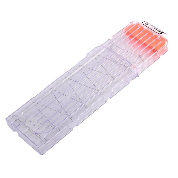 Elite magazijn transparant voor 18 darts voor NERF