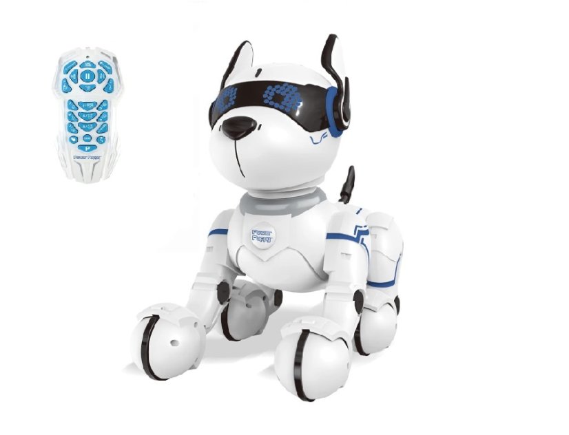 IR Robotic Dog with voice commands blue