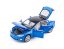 Tesla model S toy metal model battery lights sound 1:32 Blue