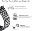 APPLE WATCH Band for Women Screen Protector Diamond Crystal Protective Case with Metal Band for iWatch Series ULTRA Black 49mm
