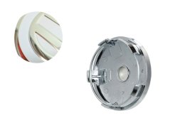 Wheel center cap VW VOLKSWAGEN 60mm silver chrome