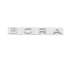 BORA inscription - shiny chrome 165mm