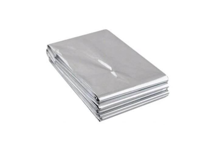 Emergency thermal blanket 160x210cm 10 pieces silver
