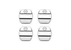 4 pcs NISSAN Protective cover for the door latch- silver