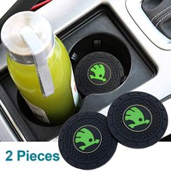 ŠKODA, 2 pcs Coasters, drink mat for the drink holder