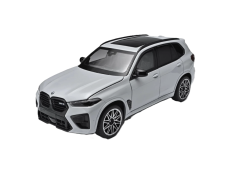 BMW X5 M Competition kovinski model igrače luči baterije zvok 1:24 Siva