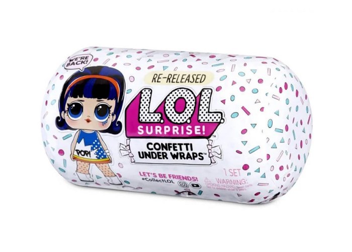 MGA L.O.L. Surprise! Under Wraps Decoder confetti with doll