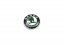 Емблема, лого на капака ШКОДА 90 мм черен зелен 3U5853621B