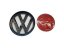 VW MULTIVAN T6 (2015-) front and rear emblem, logo (17,7cm a 12,5cm) - black glossy