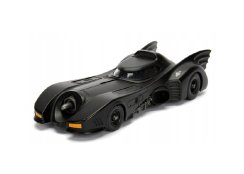 Batmobile 1989 metal model jucărie baterie lumini sunet 1:24 negru