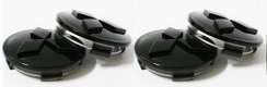 4pcs Wheel center caps MITSUBISHI 60mm black MB579402