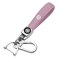 MG key fob, keychain, pink leather