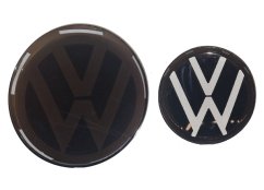 VW ARTEON (2021-2023) front and rear emblem, logo (14,2cm a 11,1cm) - black