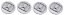4pcs Wheel center caps HONDA 69mm silver chrome 44732-T2A-A31 44732-T7W-A01 08W40-SWN-9000-02 08W15-SDE-7N0A2 08W40-SLG-90001