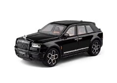 Rolls Royce Cullinan metalen model speelgoedbatterijverlichting klinkt 1:20 Zwart