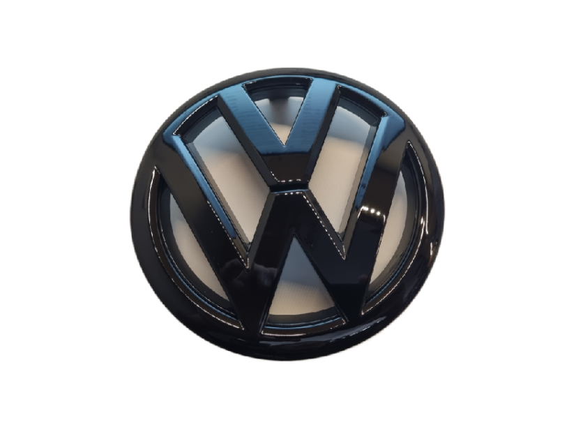VW GOLF 7.5 MK7 (2018-2020) front emblem, logo (13,5cm) 5KO853601C - black glossy