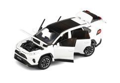 Toyota RAV4 toy metal model battery lights sound 1:32 White