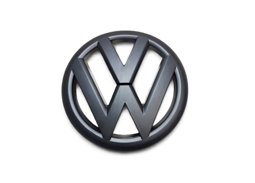 VW GOLF 7.5 MK7 (2018-2020) front emblem, logo (13,5cm) 5KO853601C - matte black