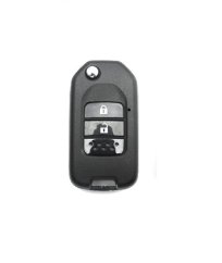 LUXURY key cover for HONDA cars white glossy/Chrome