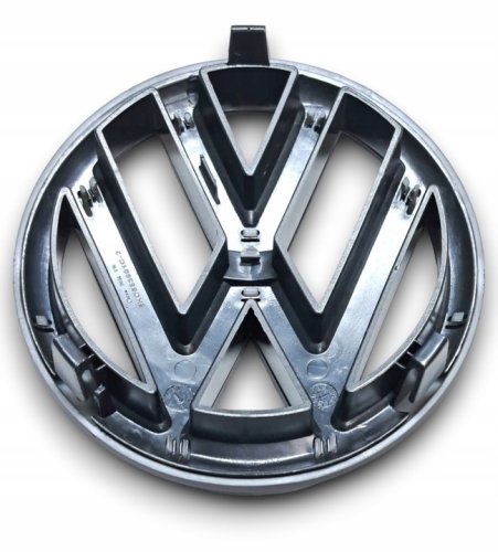 VW Volkswagen GOLF 7.5 (MK7) 2018-2020 (135mm) priekšējā emblēma, logotips 5KO853601C - melns spīdīgs