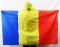 Originální tělová vlajka s kapucí (150x90cm, 3x5ft) - Rumunsko