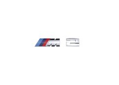 BMW M 2 lettering 93mm silver
