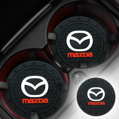 MAZDA 2 pcs Coasters, drink mat for the drink holder