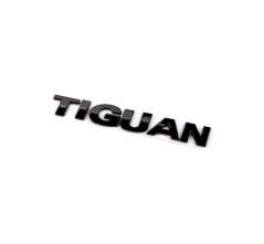 TIGUAN inscription - black glossy 180mm