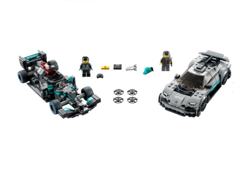 LEGO Speed Champions 76909 Mercedes-AMG F1 W12 E Performance a Mercedes-AMG Project One