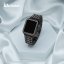 APPLE WATCH Band für Frauen Displayschutzfolie Diamond Crystal Schutzhülle mit Metallband für iWatch Series 7/8 Schwarz 41mm