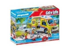 PLAYMOBIL 71202 Ambulanță cu sunet și lumină