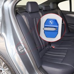 4ks BMW Ochranný kryt západky dveří - stříbrné