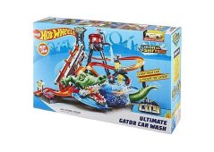 MATTEL HOT WHEELS City ultimátní automyčka s aligátorem FTB67