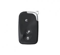 LUXURY protège-clés pour voitures LEXUS blanc brillant/Chrome