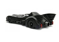 Batmobile 1989 metalowy model zabawkowego światła na akumulator, dźwięk w skali 1:24 w kolorze czarnym