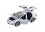 Tes model X toy metal model battery lights sound 1:32 white