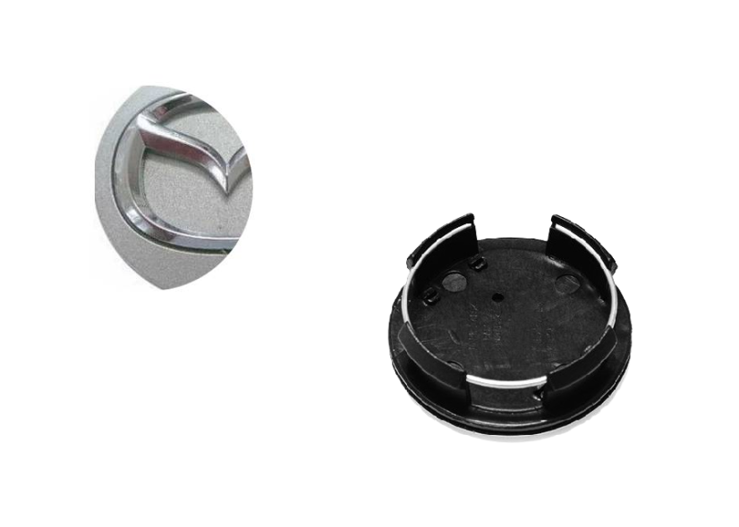 Krytky kol, pokličky na kola MAZDA 57mm stříbrná BBM237190