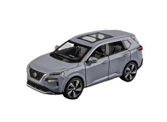 Nissan X-Trail speelgoed metalen model verlichting op batterijen geluid 1:32 Grijs