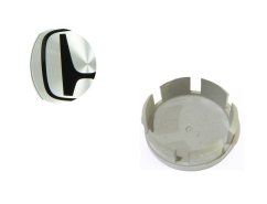 Wheel center cap HONDA 58mm silver black 44732-S5P-A01