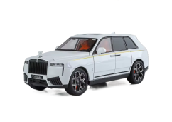 Rolls Royce Cullinan New metalmodel legetøjsbatterilygter lyder 1:24 Hvid